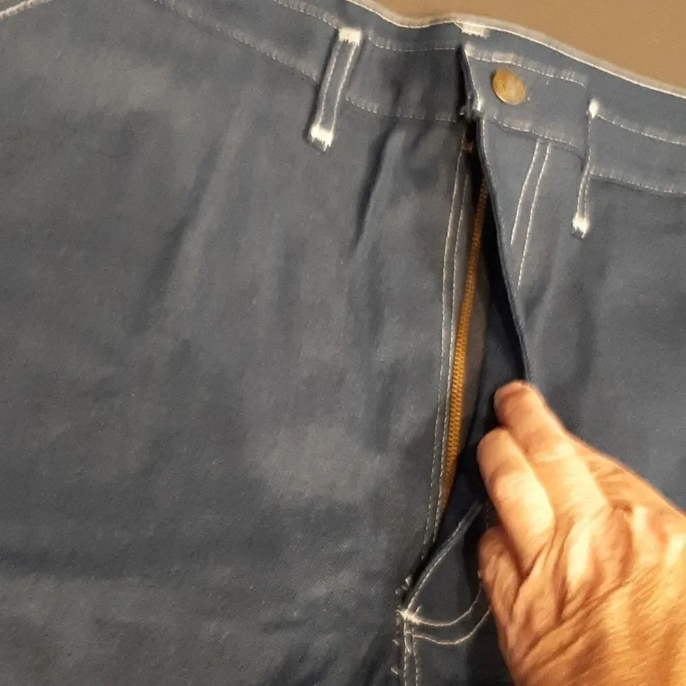 Workin' Spot Flannel Lined Heavyweight Denim Work Jeans  NWT
